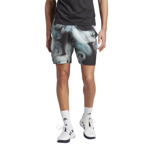 Adidas Men's Printed Pro Shorts Black