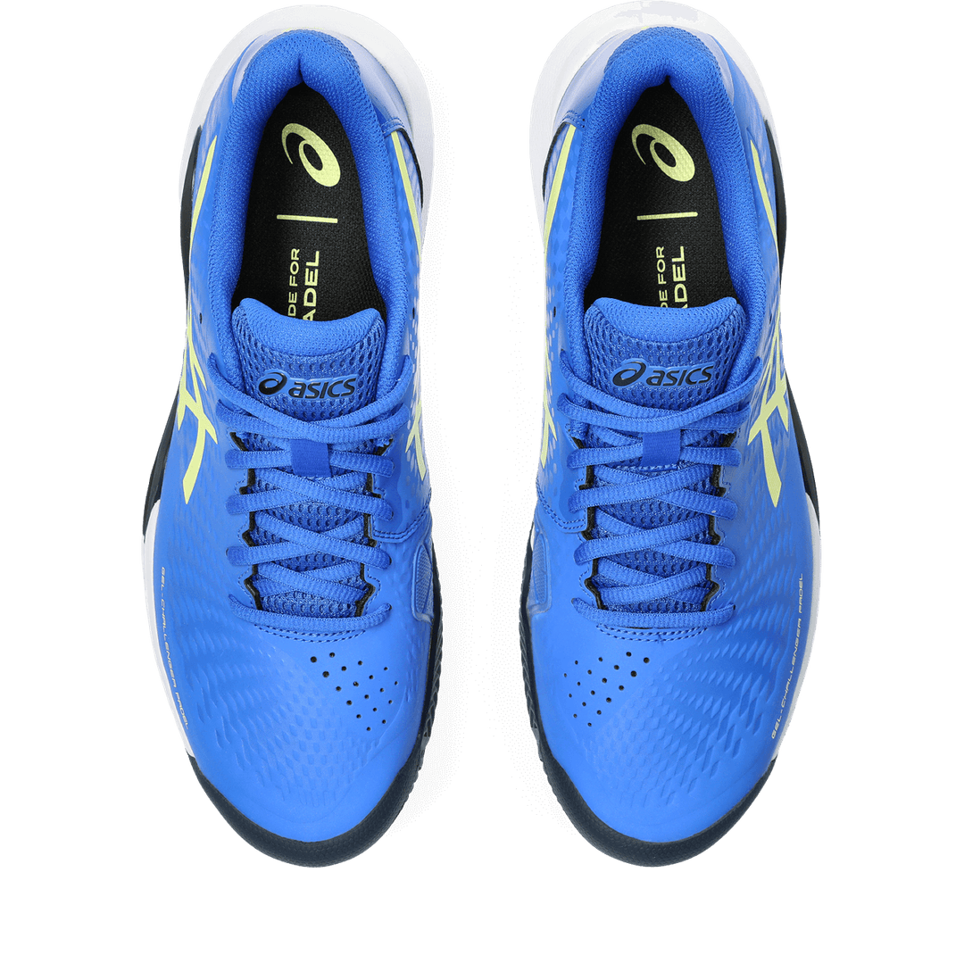 Asics Men's Gel Challenger 14 Padel Shoes Illusion Blue Glow Yellow