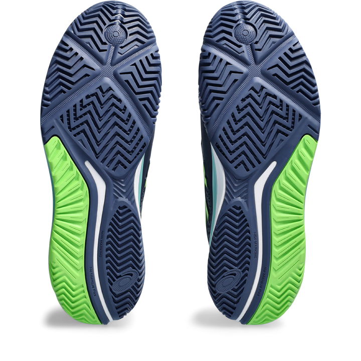 Asics Men's Gel Resolution 9 Padel Shoes Thunder Blue Electric Lime