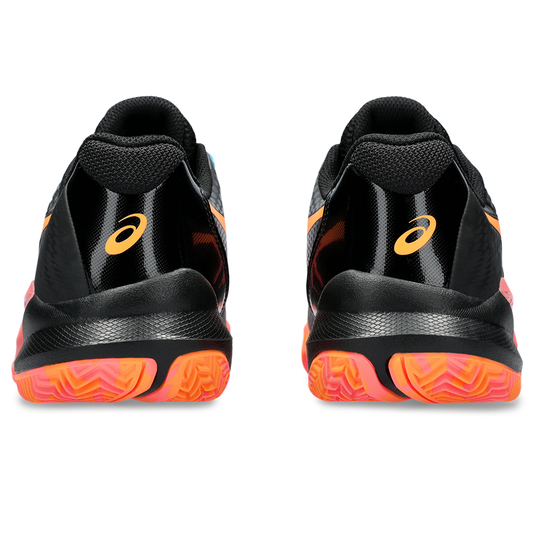 Asics Men's Gel Challenger 14 Padel Shoes Black Blazing Coral