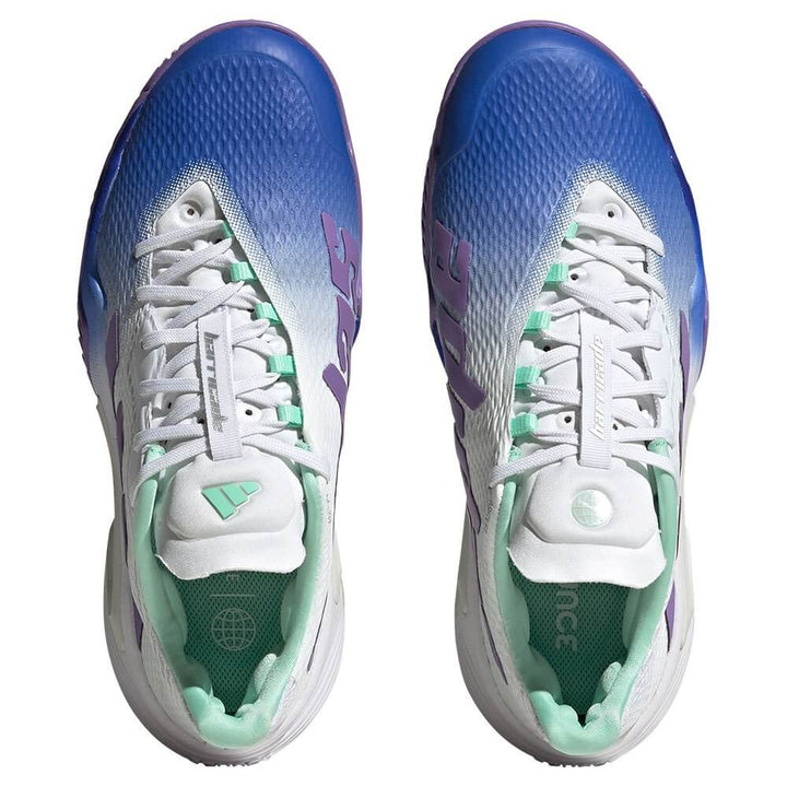 Adidas Women's Barricade Padel Shoes Lucid Blue Violet Fusion at £72.90 by Adidas