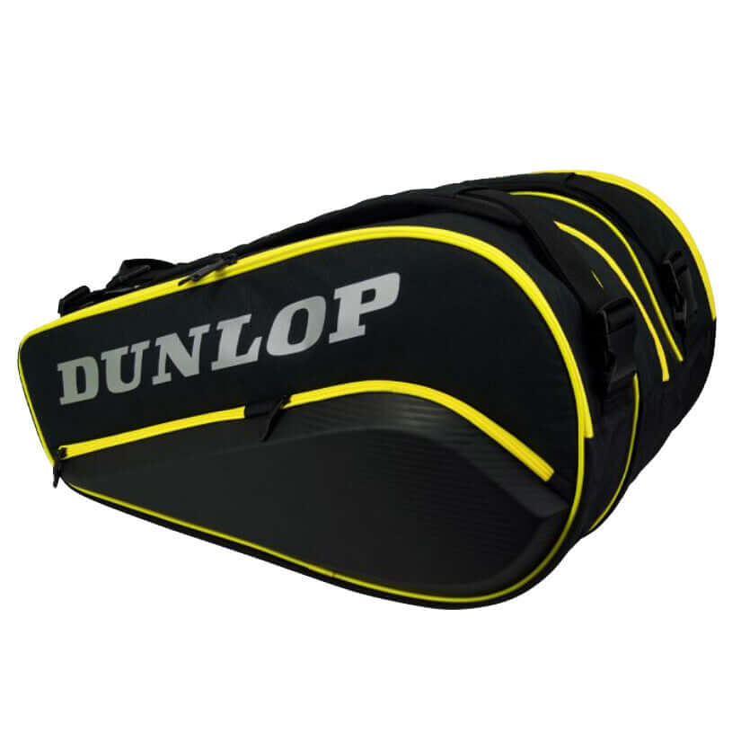 Dunlop Paletero Elite Thermo Padel Bag Black Yellow at £51.64 by Dunlop