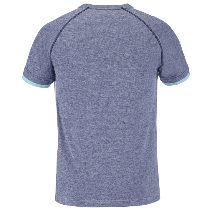 Babolat Men's Play Crew Neck Tee White Blue Heather at £19.99 by Babolat